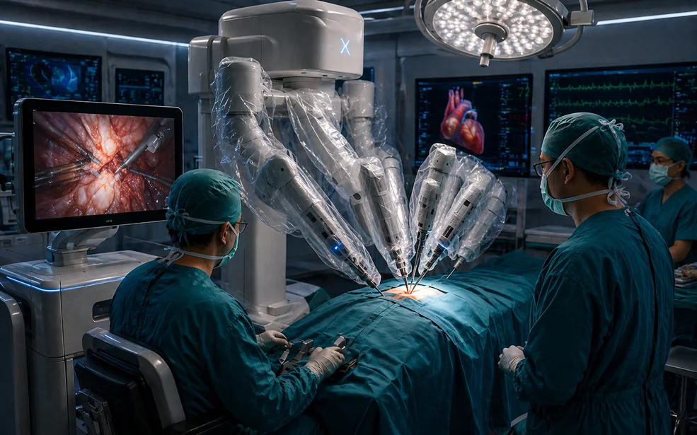 İlk Robotik Kalp Ameliyatı